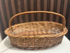 🆕Oval Cane Woven Basket With Handle  🆕