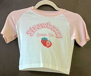 Strawberry Sweetie Pie Crop Top