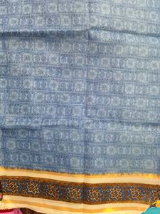 Blue Colour Fashionable Saree