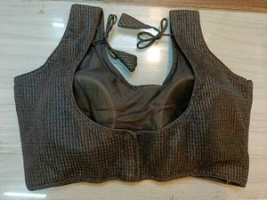 Black Shine Blouse