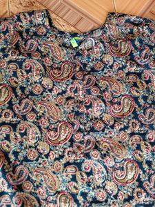 Navy Blue Kurti