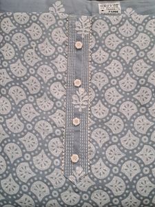 Batik Printed Cotton Blend Suit