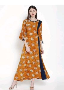 Cotton Long Gown Maxi Dress