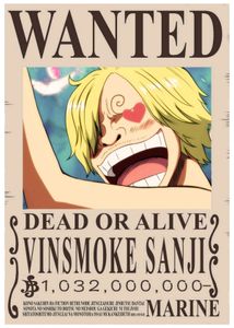 Pack Of 20 Wanted One Piece Anime Poster