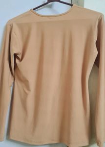 Stretchable skin Color Tshirt top