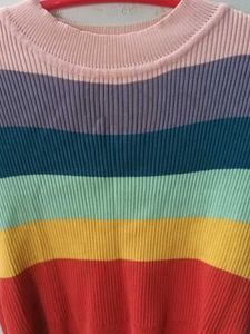 Rainbow Crop Top
