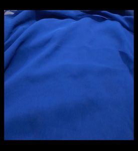 combo of 2 plane  blue and red saree ❤