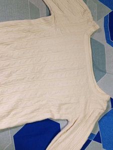 Cream Colour Stretchable Top