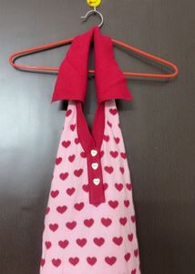 Cute Heart Print Top