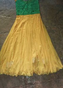 Green &amp; Yellow Gown