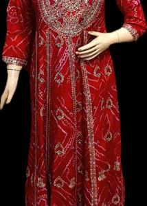 Red Embroidered Salwar Kameez