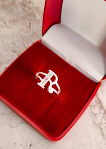 T/T/R  Letter Pure Silver Ring 3 Pice