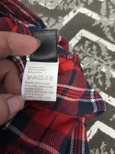 Red Plaid Mini Skirt