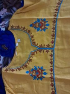 Yellow Embroidery Kurti