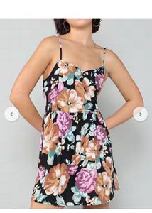Floral Print Sundress by shein