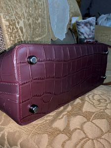 Coach Handbag Croc Leather