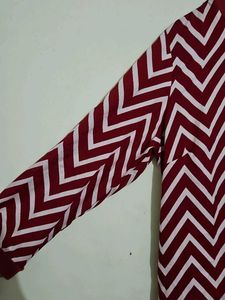 Chevron Print Top
