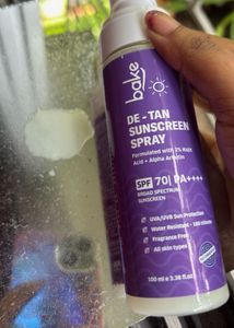 Bake DE-TAN Sunscreen Spray SPF 70