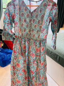 Floral Print Kurta