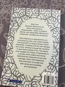Sense And Sensibility By Jane Austen