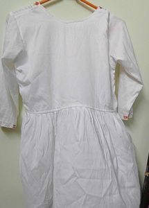 White Embroidered Peasant Top