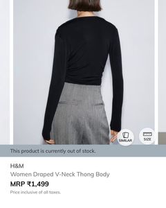 🔻Sale Alert-H&amp;M Black Bodysuit