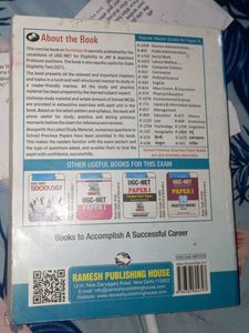 Sociology UGC NET Book
