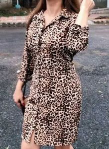 Cheetah Print Dress❤‍🔥