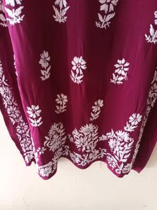 HANDWORK CHIKANKARI KURTA