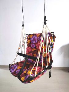 Cotton Velvet Baby Swing
