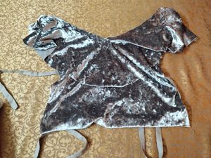 Light Purple Off Shoulder Crop Top