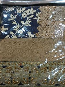 Elegant Embroidered Saree