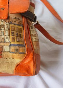 Vintage Print Handbag