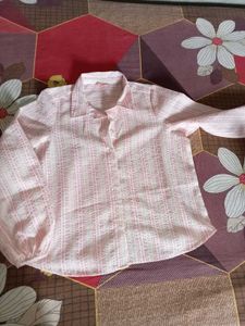 DressBerry Striped Puff Sleeve Shirt