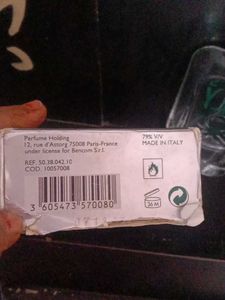 empty perfume glass bottle