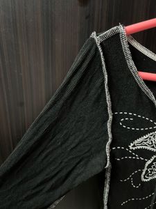 Y2K Black Long Sleeve Top