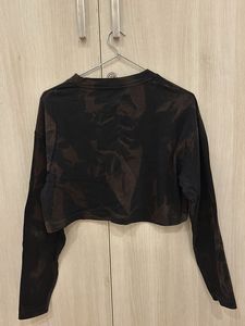 Brown Bkack Marbel Top (xs-s)