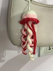 Crochet Jellyfish Keychain/Charm