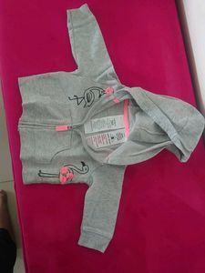 Flamingo Zip-Up Hoodie