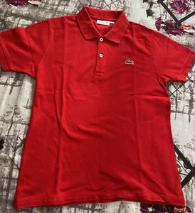 Red Lacoste Polo Shirt