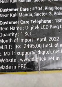 LED Ring Light With Stand