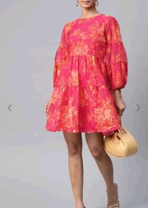Floral Print Mini Dress