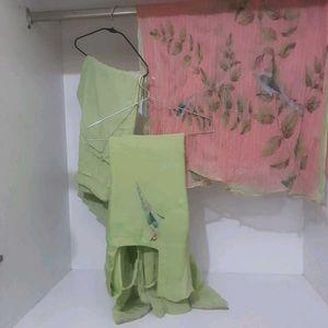 Pista Green Palazo Suit
