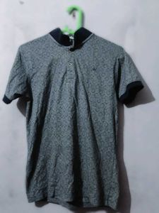 Patterned Polo Shirt