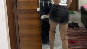 Stylish Black Denim Shorts !