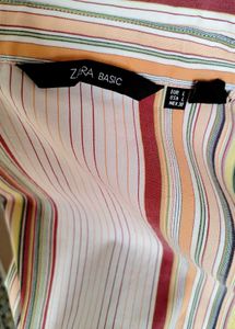 Striped Button-Up Shirt