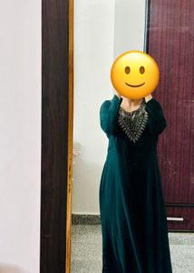 Ethnic Gown With Shrug