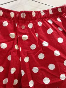 Red Polka Dot Pajama Pants