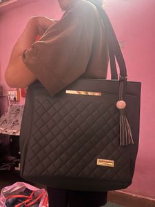 Green Leather Hand Bag