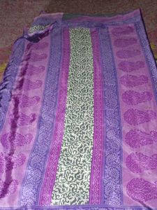 Elegant Crape Saree